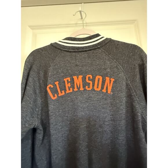 Vintage Clemson tigers sweatshirt full zip bomber jacket size medium - Picture 7 of 7